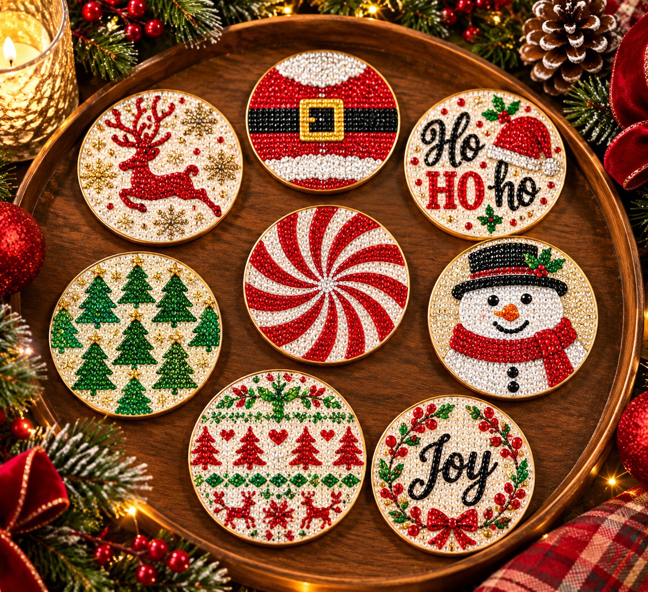Holiday Coasters